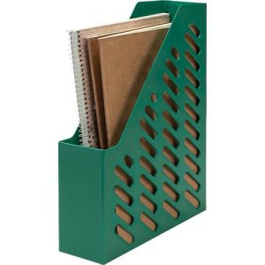Stehsammler KARMA, DIN A4/C4, 100% Recyclingmaterial, B 76 x T 246 x H 315 mm, H vorne: 148 mm, öko-grün Stehsammler KARMA, DIN A4/C4, 100% Recyclingmaterial, B 76 x T 246 x H 315 mm, H vorne: 148 mm, öko-grün