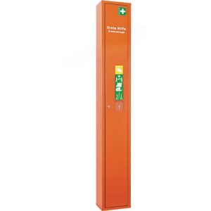 Stehschrank Erste Hilfe, ohne Inhalt, orange Stehschrank Erste Hilfe, ohne Inhalt, orange