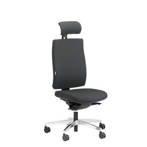 Steifensand Bürostuhl CETO CT2450, Synchronmechanik, ohne Armlehnen, Membransitz, mit Nackenstütze, grau Steifensand Bürostuhl CETO CT2450, Synchronmechanik, ohne Armlehnen, Membransitz, mit Nackenstütze, grau