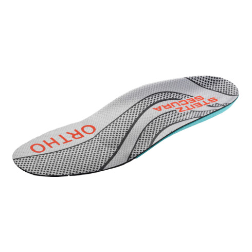 Steitz SECURA Einlegesohlen grau/grün Ortho-Soft ESD MEDIUM, EU-Schuhgröße: 46
