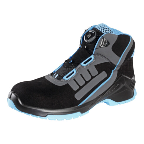 Steitz SECURA Schnürstiefel schwarz/blau VD PRO 1800 ESD, S2 NB BOA, EU-Schuhgröße: 45