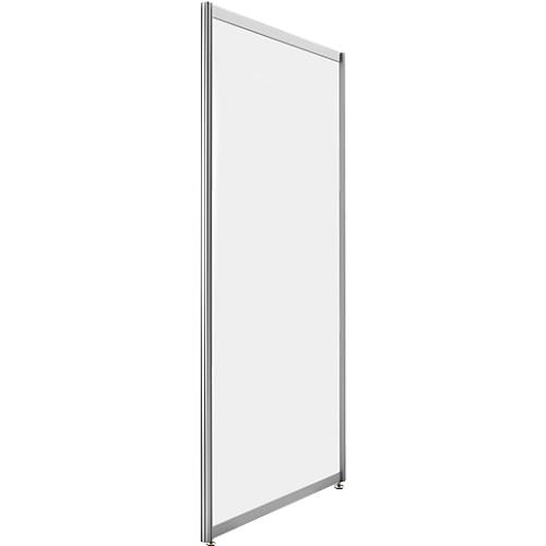 Stellwand gerade hoch, Metall weiß magnethaftend