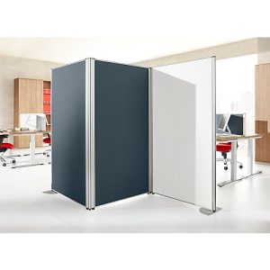 Stellwand Schallschutz System 40, Akustik- & Sichtschutz, B 800 x H 1200 mm, grau Stellwand Schallschutz System 40, Akustik- & Sichtschutz, B 800 x H 1200 mm, grau