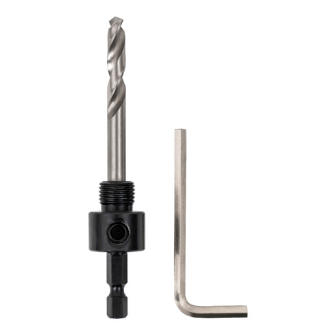 STIER 1/4" HEX Adapter 1/2" 20 UNF für Lochsägen 14-32 mm inkl. Schraubenschlüssel