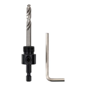 STIER 1/4″ HEX Adapter 5/8″ 18 UNF für Lochsägen 32-60 mm inkl. Schraubenschlüssel STIER 1/4″ HEX Adapter 5/8″ 18 UNF für Lochsägen 32-60 mm inkl. Schraubenschlüssel