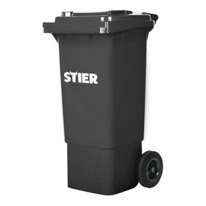 STIER 2-Rad-Müllgroßbehälter 80 l grau BxTxH 445x520x939 mm STIER 2-Rad-Müllgroßbehälter 80 l grau BxTxH 445x520x939 mm
