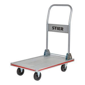 STIER Aluminium-Plattformwagen klappbar LxB 680×415 STIER Aluminium-Plattformwagen klappbar LxB 680×415