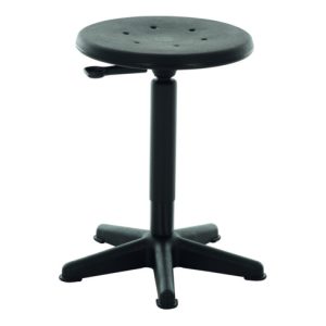 STIER Arbeitshocker mit Gleitern Sitzhöhe 440-630mm PU-Sitz STIER Arbeitshocker mit Gleitern Sitzhöhe 440-630mm PU-Sitz