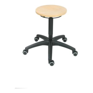 STIER Arbeitshocker mit Rollen, 430 – 620 mm Sitzhöhe, Buche, natur STIER Arbeitshocker mit Rollen, 430 – 620 mm Sitzhöhe, Buche, natur
