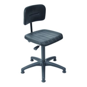 STIER Arbeitsstuhl mit Gleitern Sitzhöhe 440-630 mm PU-Sitz STIER Arbeitsstuhl mit Gleitern Sitzhöhe 440-630 mm PU-Sitz