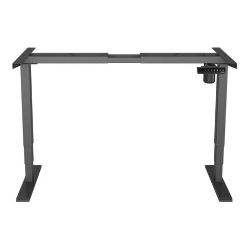 STIER Elektrisch höhenverstellbares Schreibtisch-Gestell THA schwarz für Platten 120x60cm bis 160x80cm