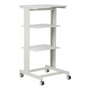 STIER Fahrbarer PC-Arbeitstisch, 1180 mm Höhe x 600 mm Breite x 500 mm Tiefe, grau STIER Fahrbarer PC-Arbeitstisch, 1180 mm Höhe x 600 mm Breite x 500 mm Tiefe, grau