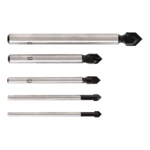 STIER Fliesenbohrer Set 5-tlg. Zylinderschaft 4 – 10 mm