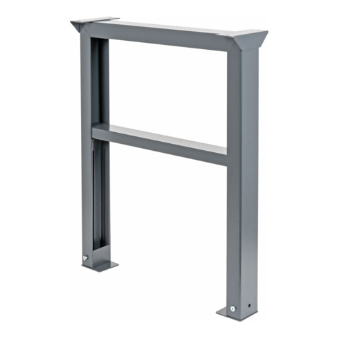 STIER Fußgestell höhenverstellbar BxTxH 80x575x720-1020 mm
