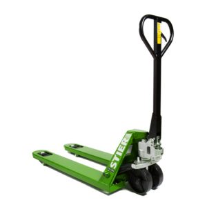 STIER Gabelhubwagen Tragkraft 2500kg Gabellänge 1150mm Nylon-Reifen grün STIER Gabelhubwagen Tragkraft 2500kg Gabellänge 1150mm Nylon-Reifen grün