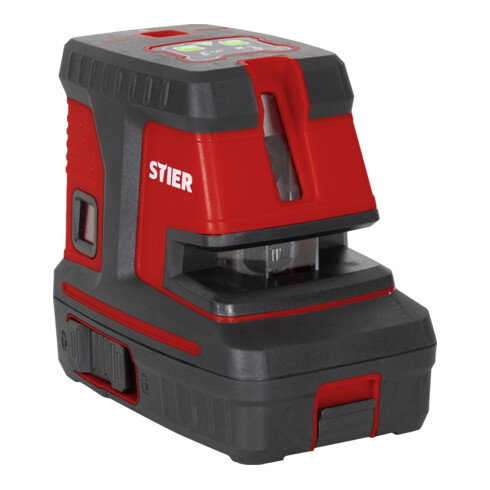 STIER Kreuzlinienlaser 150° x 130° mit 5 Lotpunkten, grün