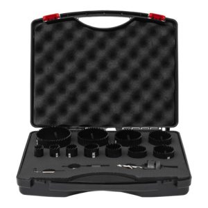 STIER Lochsägen-Set HSS-Co8 Bimetall, 44mm Schnitttiefe, 14-teilig (20, 22, 25, 32, 35, 40, 44, 51, 60, 68 und 76 mm) STIER Lochsägen-Set HSS-Co8 Bimetall, 44mm Schnitttiefe, 14-teilig (20, 22, 25, 32, 35, 40, 44, 51, 60, 68 und 76 mm)