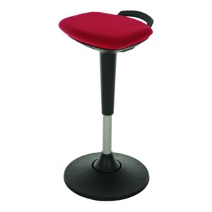 STIER Multibewegliche Stehhilfe mit Tellerfuß Sitzhöhe 600-840mm Rot STIER Multibewegliche Stehhilfe mit Tellerfuß Sitzhöhe 600-840mm Rot