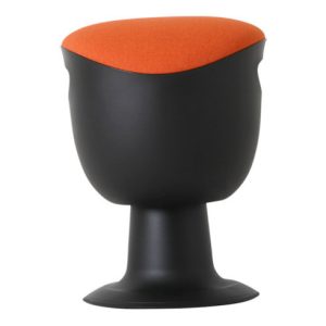STIER Multibeweglicher Drehhocker mit Tellerfuß Sitzhöhe 465-585mm Polster Orange STIER Multibeweglicher Drehhocker mit Tellerfuß Sitzhöhe 465-585mm Polster Orange