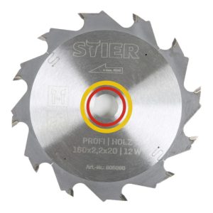 STIER Profi Kreissägeblatt Holz 160×2,2×20 12W 20° Spanwinkel STIER Profi Kreissägeblatt Holz 160×2,2×20 12W 20° Spanwinkel