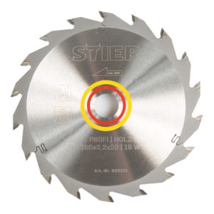 STIER Profi Kreissägeblatt Holz 160×2,2×20 18W 25° Spanwinkel STIER Profi Kreissägeblatt Holz 160×2,2×20 18W 25° Spanwinkel