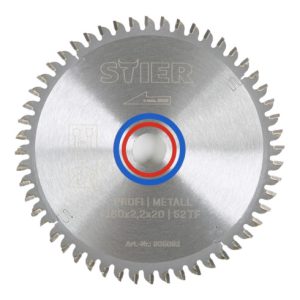 STIER Profi Kreissägeblatt Metall 160×2,2×20 52TF -5° neg. Spanwinkel STIER Profi Kreissägeblatt Metall 160×2,2×20 52TF -5° neg. Spanwinkel