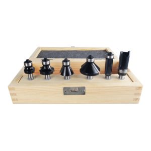 STIER Rand- und Kantenfräser Set 6-teilig 8 mm für Oberfräsen STIER Rand- und Kantenfräser Set 6-teilig 8 mm für Oberfräsen