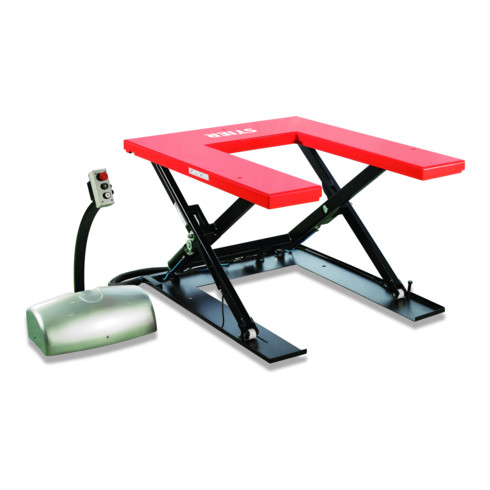 STIER Scheren-Hubtisch U-Profil Tragkraft 1000kg Plattform 1450x1140mm