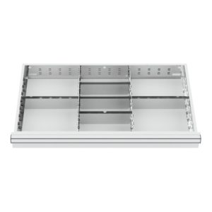 STIER Schubladeneinteilung Metalleinteilung BLH 150/175 mm Innenmaß 800×450 mm 8 Fächer STIER Schubladeneinteilung Metalleinteilung BLH 150/175 mm Innenmaß 800×450 mm 8 Fächer