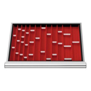 STIER Schubladeneinteilung Muldenplatten BLH 50 mm Innenmaß 600×450 mm 3 MP