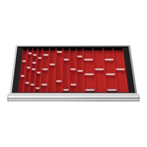 STIER Schubladeneinteilung Muldenplatten BLH 50 mm Innenmaß 800×450 mm 6 MP mit 2 Mulden STIER Schubladeneinteilung Muldenplatten BLH 50 mm Innenmaß 800×450 mm 6 MP mit 2 Mulden