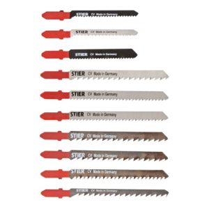 STIER Stichsägeblatt Set für Holz 10-teilig STIER Stichsägeblatt Set für Holz 10-teilig