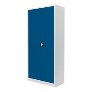 STIER Universalschrank mit 4 Fachböden 1800x800x380mm enzianblau verschweißt STIER Universalschrank mit 4 Fachböden 1800x800x380mm enzianblau verschweißt