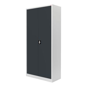 STIER Universalschrank mit 4 Fachböden 1950x920x420mm anthrazitgrau verschweißt STIER Universalschrank mit 4 Fachböden 1950x920x420mm anthrazitgrau verschweißt