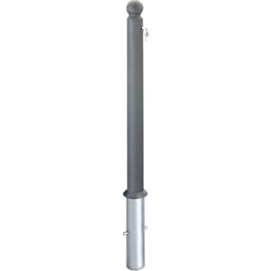 Stilpoller Citytrend, Kugelkopf, heraushebbar, Zylinderschloss, verschiedenschließend, inkl. Bodenhülse Stilpoller Citytrend, Kugelkopf, heraushebbar, Zylinderschloss, verschiedenschließend, inkl. Bodenhülse