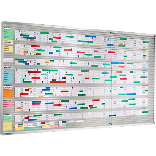 Streifen Stecktafel Visiplan, 940x1000 mm, 52 Schienen