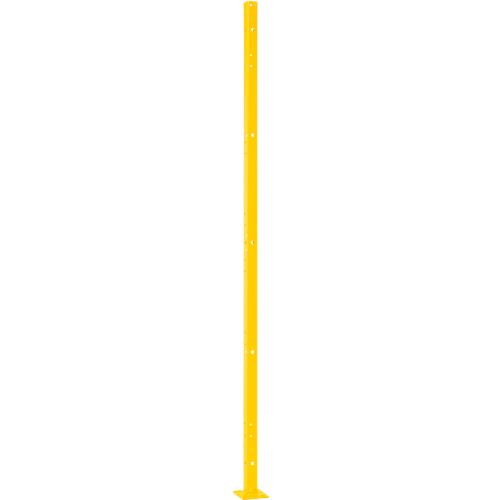 Stütze, für Gitterelemente, Mittelstütze, vorgelocht, gelb