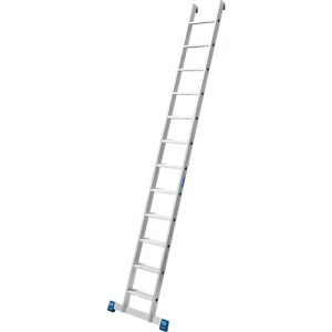 Stufen-Anlegeleiter, 12 Stufen, mit Traverse Stufen-Anlegeleiter, 12 Stufen, mit Traverse