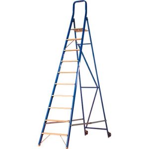 Stufenstehleiter Multicolor, einseitig besteigbar, 10 Stufen Stufenstehleiter Multicolor, einseitig besteigbar, 10 Stufen