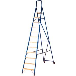 Stufenstehleiter Multicolor, einseitig besteigbar, 12 Stufen Stufenstehleiter Multicolor, einseitig besteigbar, 12 Stufen
