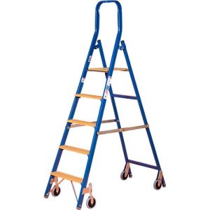 Stufenstehleiter Multicolor, einseitig besteigbar, 5 Stufen Stufenstehleiter Multicolor, einseitig besteigbar, 5 Stufen