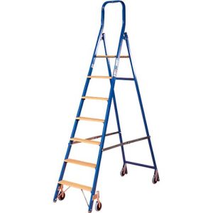 Stufenstehleiter Multicolor, einseitig besteigbar, 7 Stufen Stufenstehleiter Multicolor, einseitig besteigbar, 7 Stufen