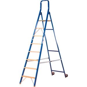 Stufenstehleiter Multicolor, einseitig besteigbar, 8 Stufen Stufenstehleiter Multicolor, einseitig besteigbar, 8 Stufen