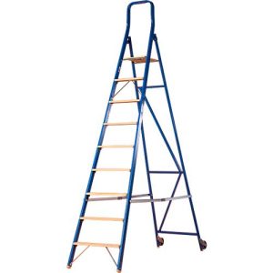Stufenstehleiter Multicolor, einseitig besteigbar, 9 Stufen Stufenstehleiter Multicolor, einseitig besteigbar, 9 Stufen
