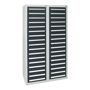 Stumpf Schubladenschrank Serie T-100/35-1, RAL 7035/7016, 34 Schubladen Stumpf Schubladenschrank Serie T-100/35-1, RAL 7035/7016, 34 Schubladen