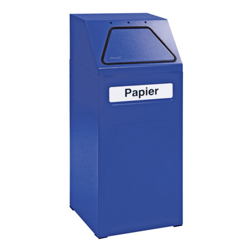 Stumpf Sortsystem 65, RAL 5010/5010, verzinkter Innenbehälter, 65 Liter