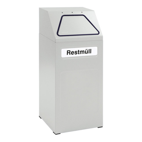 Stumpf Sortsystem 65, RAL 7035/7035, verzinkter Innenbehälter, 65 Liter