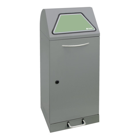 Stumpf Sortsystem Modul-Vario 75 graualu-struktur Innenbehälter, 75 Liter, Trethebel