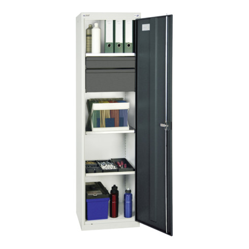 Stumpf Werkzeug- und Materialschrank 3000, RAL 7035/7016, 2 Schubladen, 3 Wannen