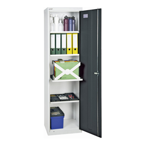 Stumpf Werkzeug- und Materialschrank 3000, RAL 7035/7016, 4 Wannen